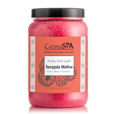 PIENIĄCA SÓL DO KĄPIELI SOCZYSTA MALINA, 550 G