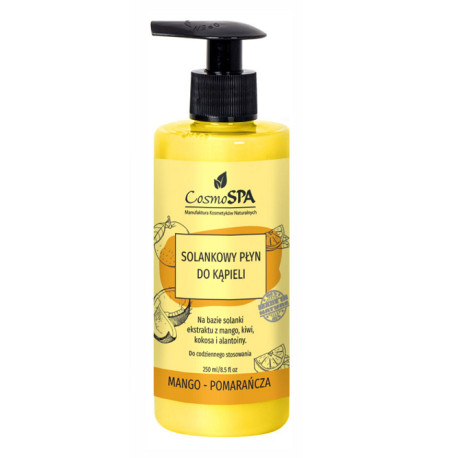 Solankowy płyn do kąpieli Pomarańcza i Mango, 250 ml