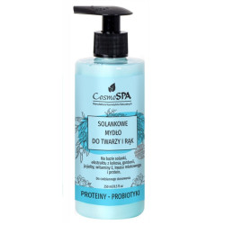 Solankowe mydło do twarzy, rąk i ciała Proteiny i Probiotyki, 250 ml