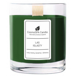 ZAPACHOWA ŚWIECA SOJOWA LAS IGLASTY 180 G
