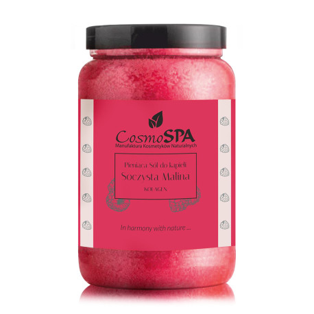 PIENIĄCA SÓL DO KĄPIELI SOCZYSTA MALINA, 550 G